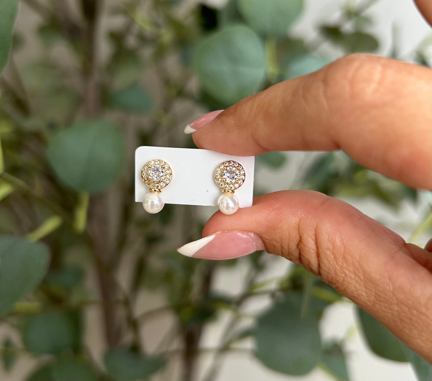 Diamanté earring
