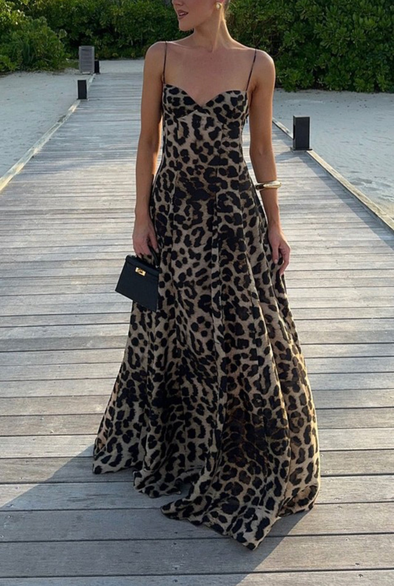 Animal print Maxi Dress