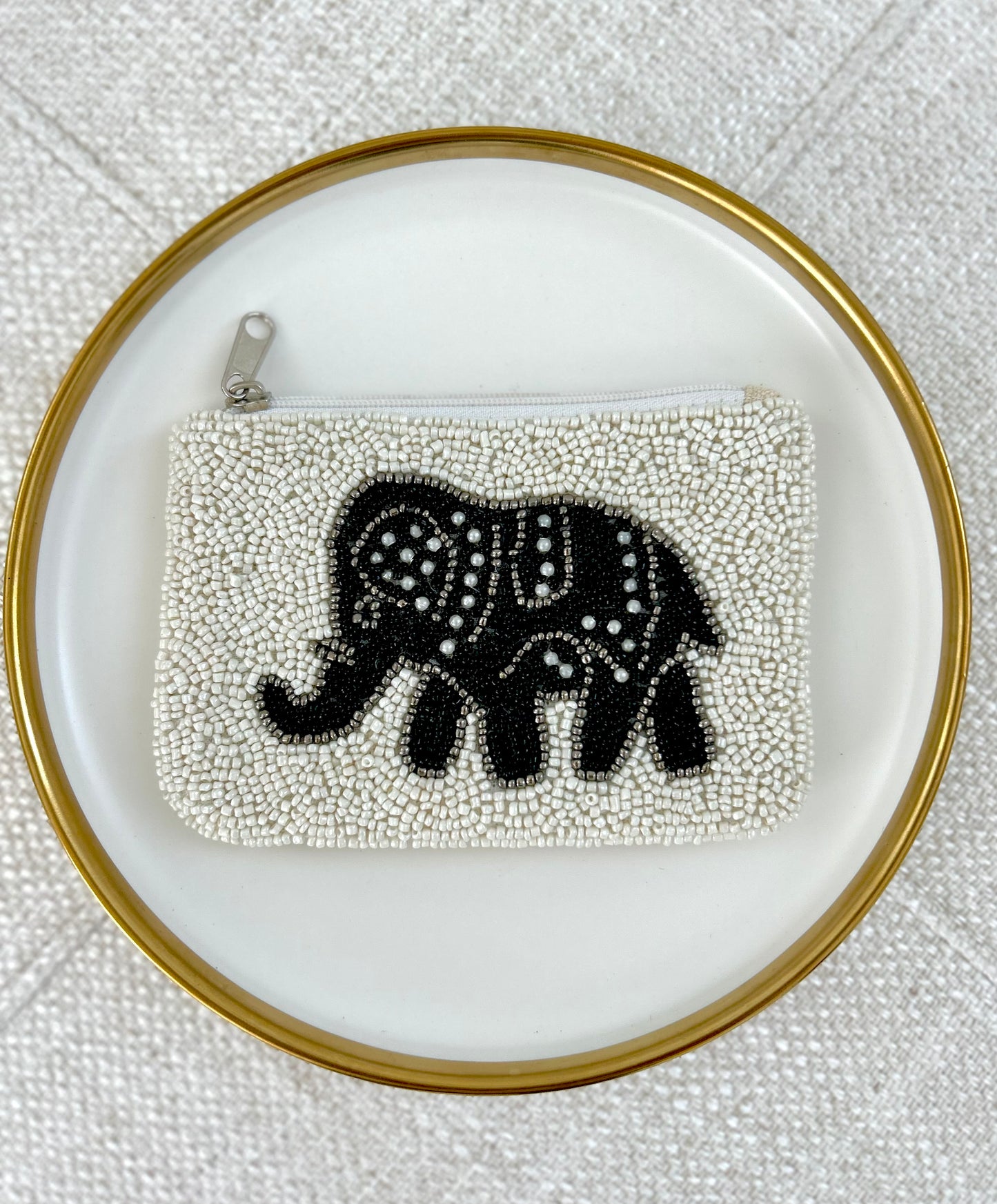 Black Elephant coin pouch