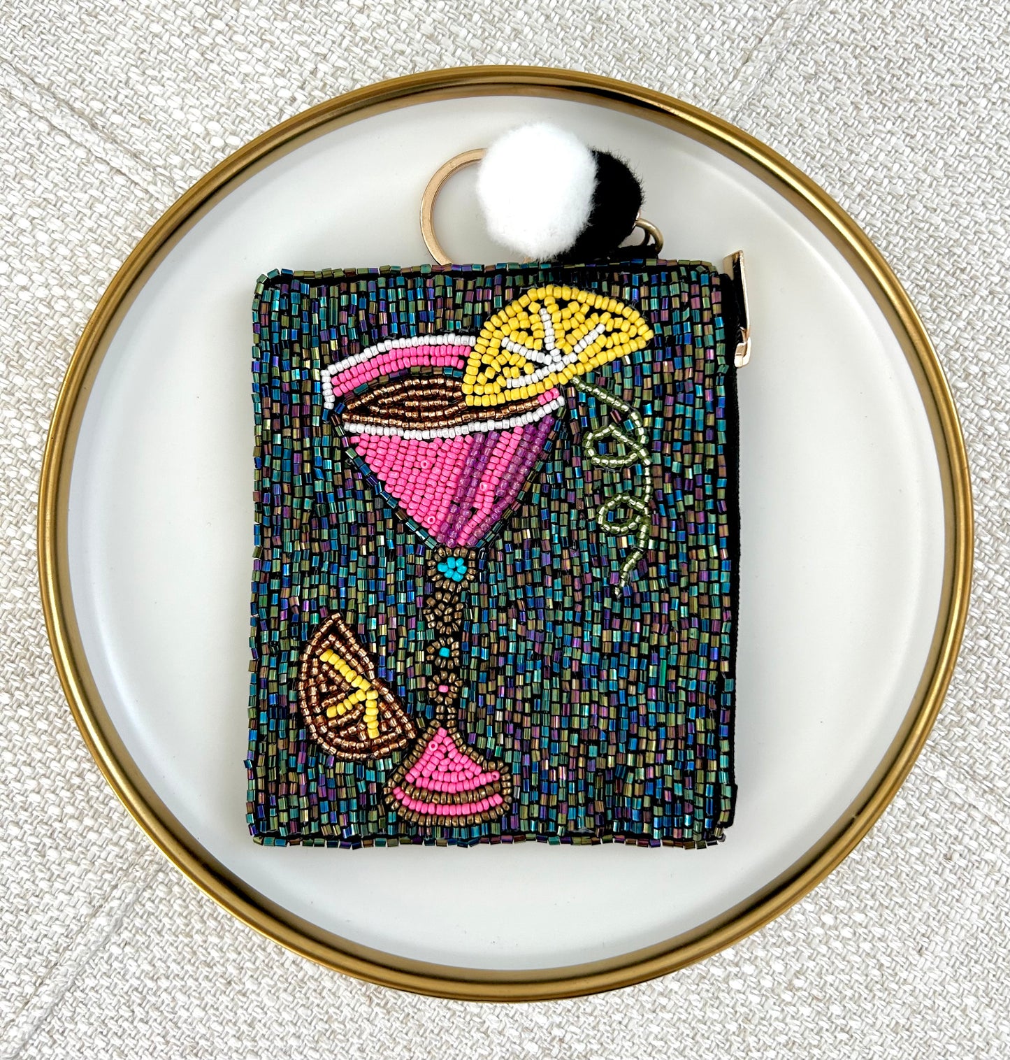 Cocktail coin pouch