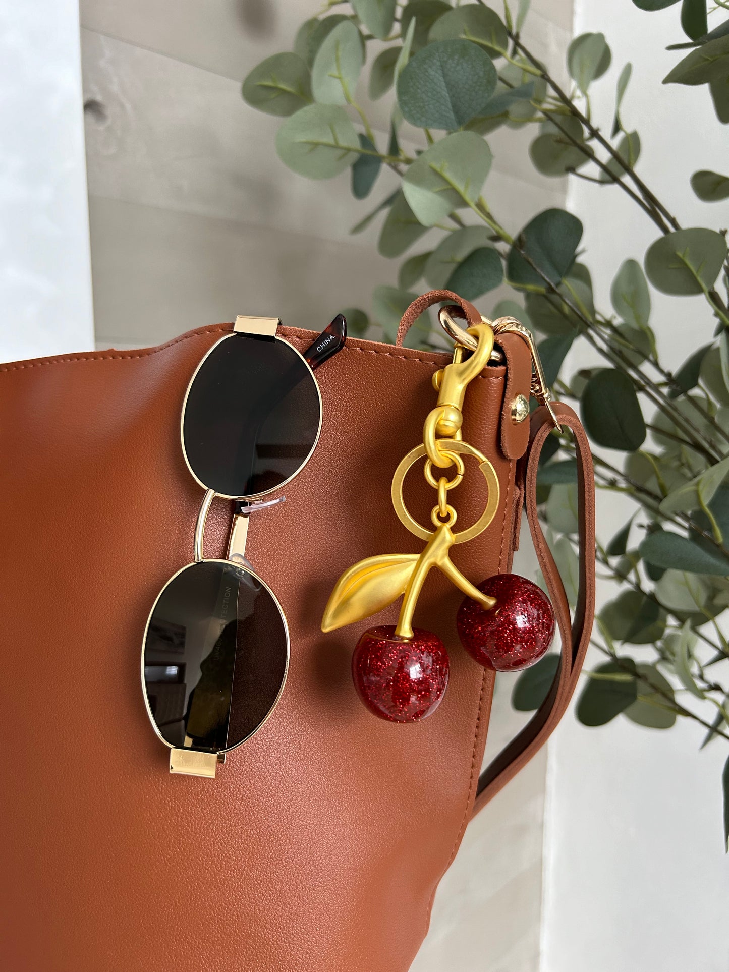 Cherry keychain