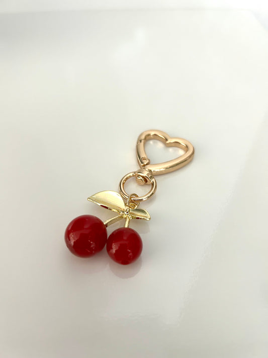 cherry mini keychain